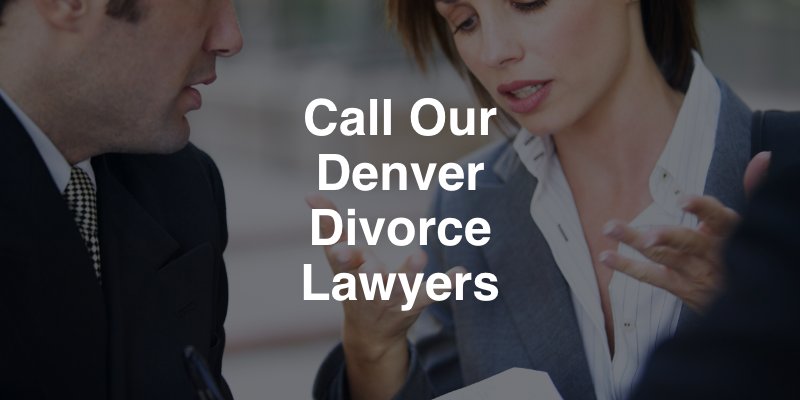 Call our Denver divorce lawyers, two lawyers arguing