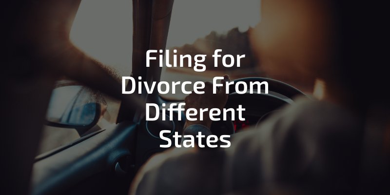 Filing for Divorce From Different States